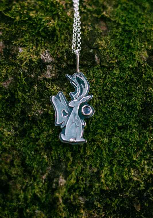 jackalope necklace