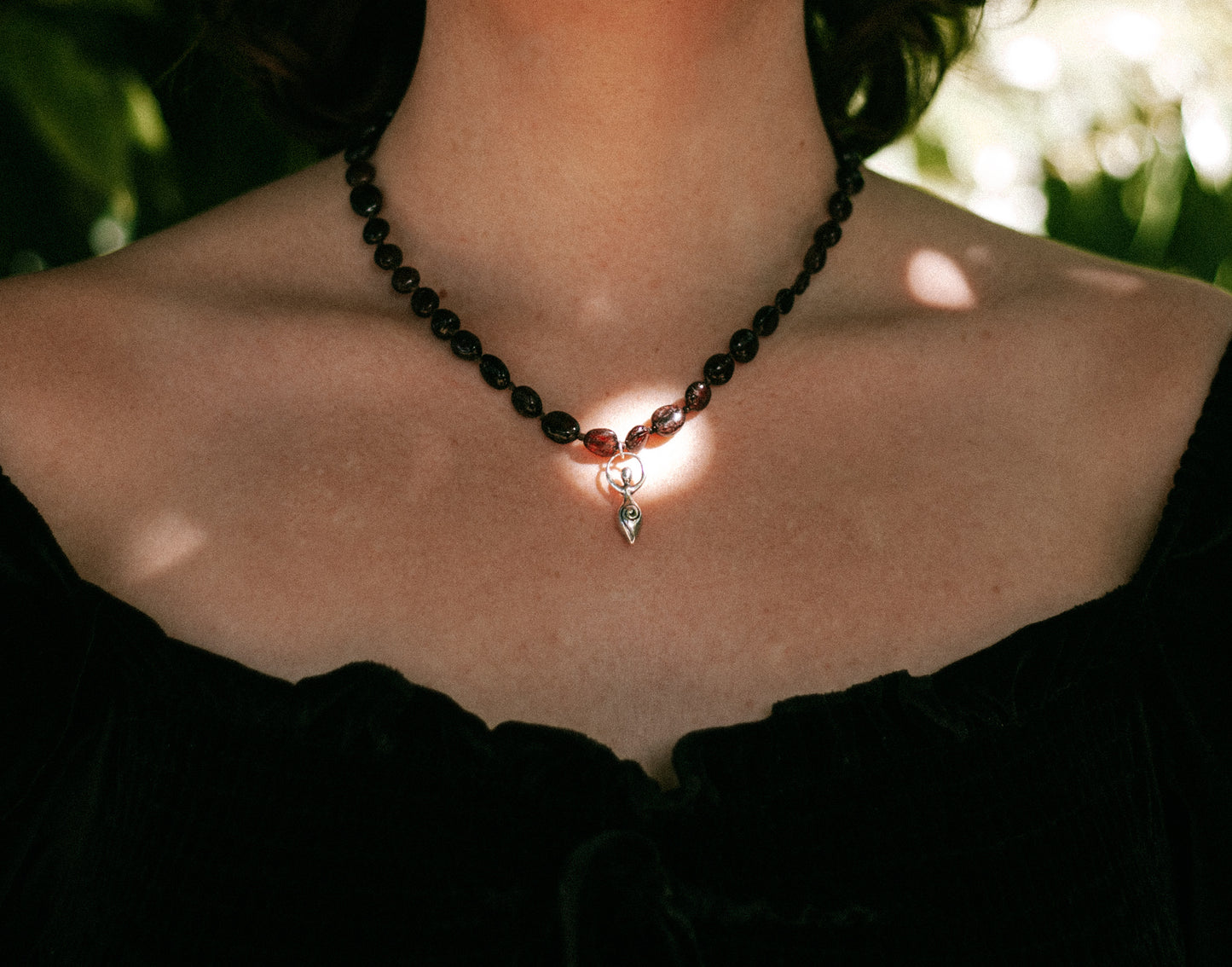 spiral goddess talisman