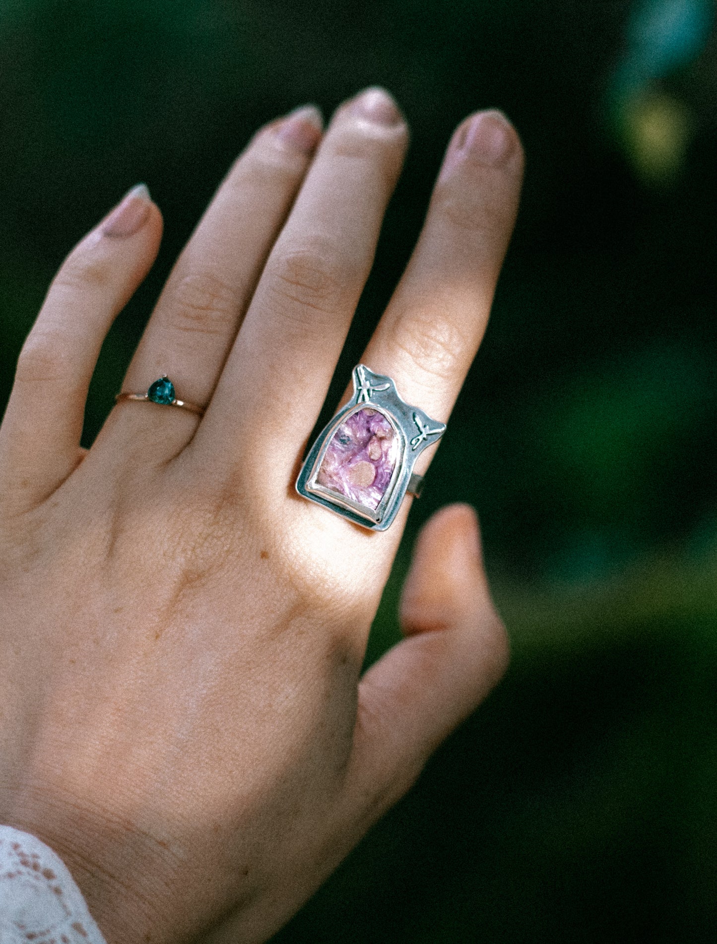lepidolite portal ring