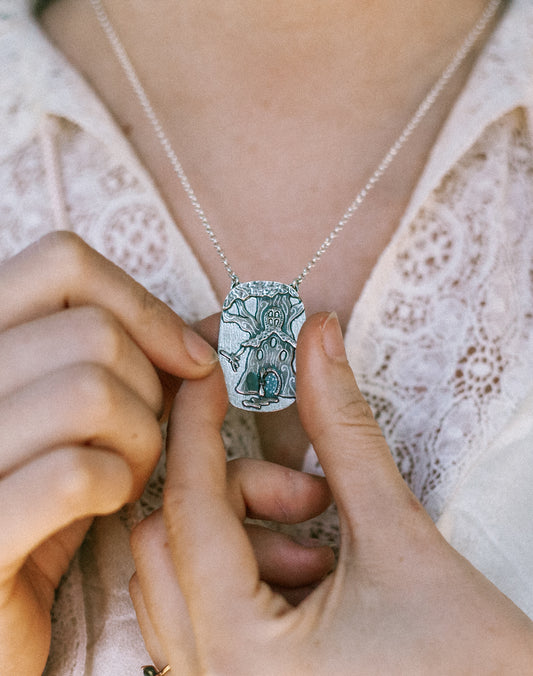 tree hollow pendant