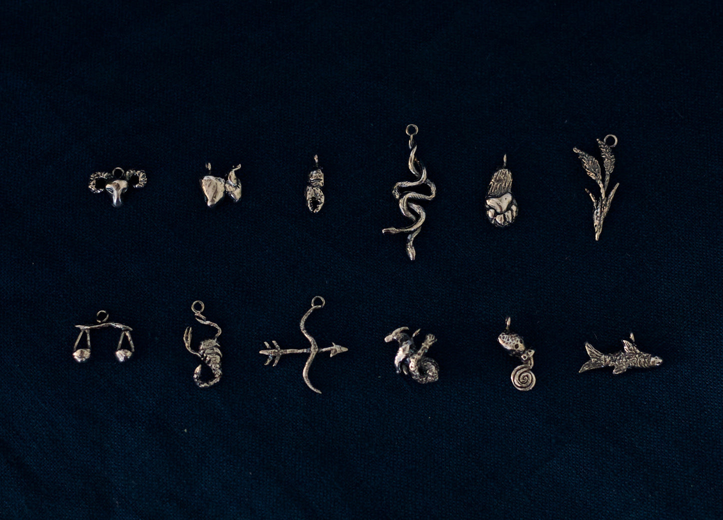zodiac emblem charms
