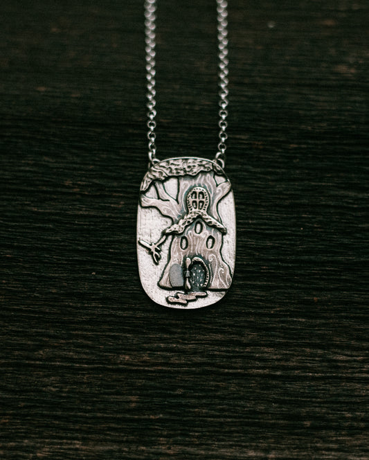 tree hollow pendant