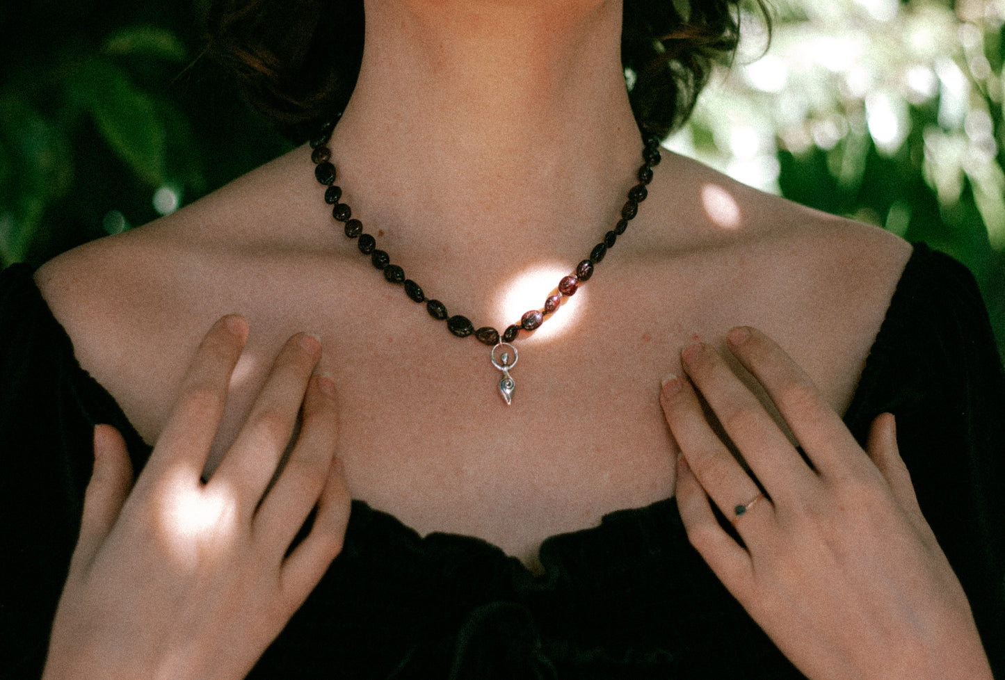 spiral goddess talisman