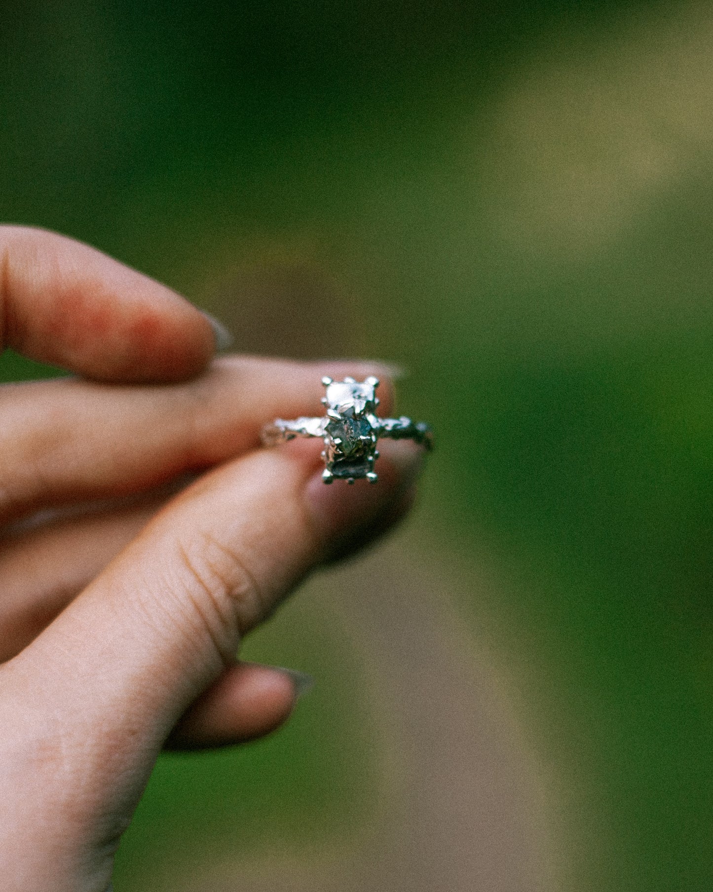 pillow sapphire ring