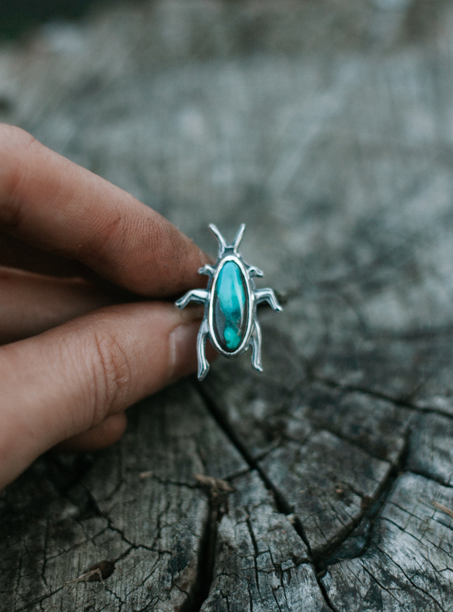 turquoise cricket - ring