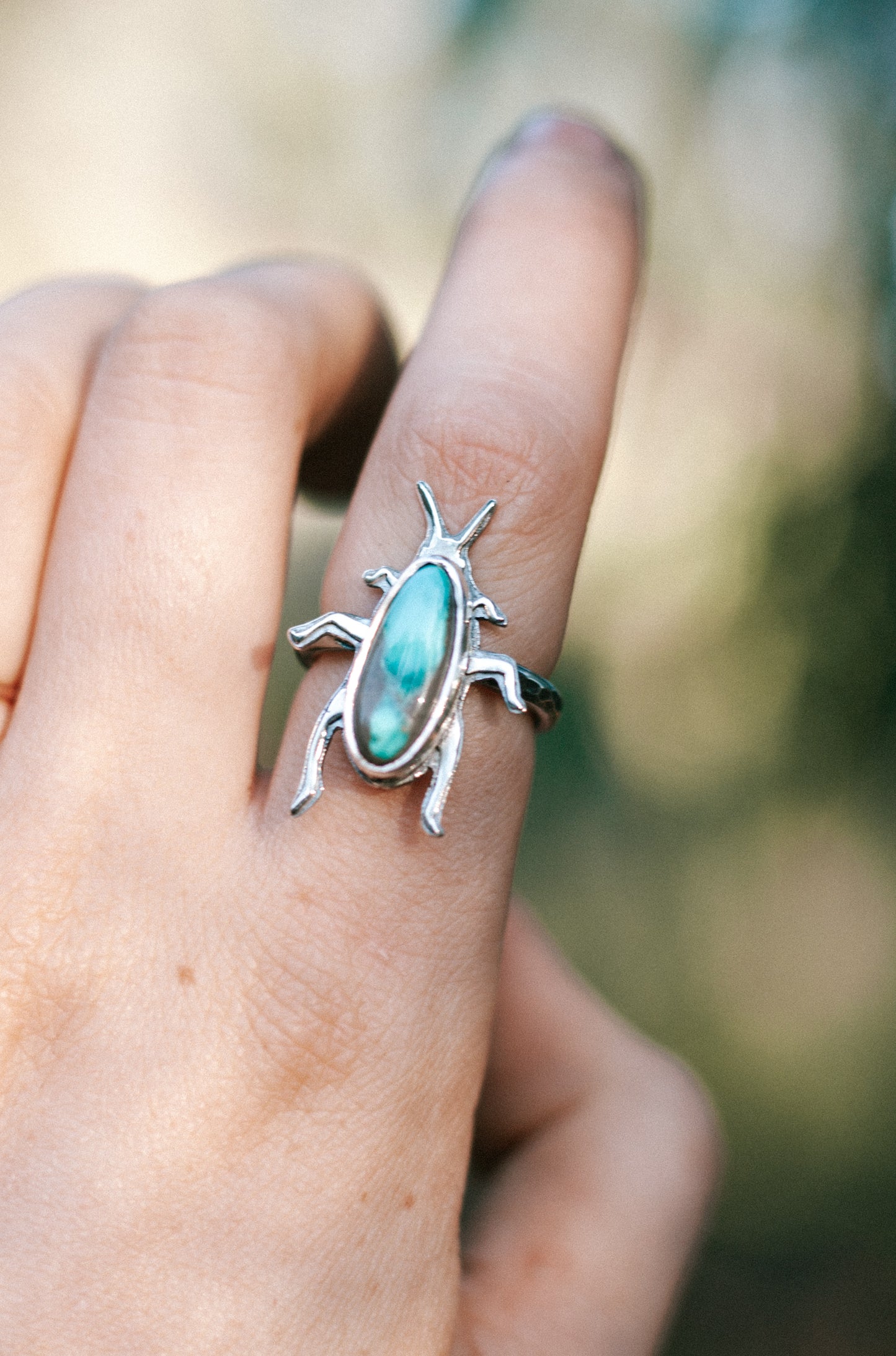 turquoise cricket - ring