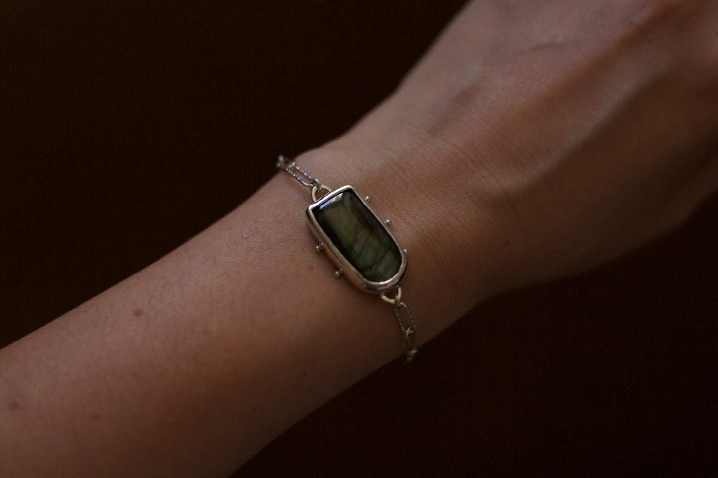 labradorite bracelet