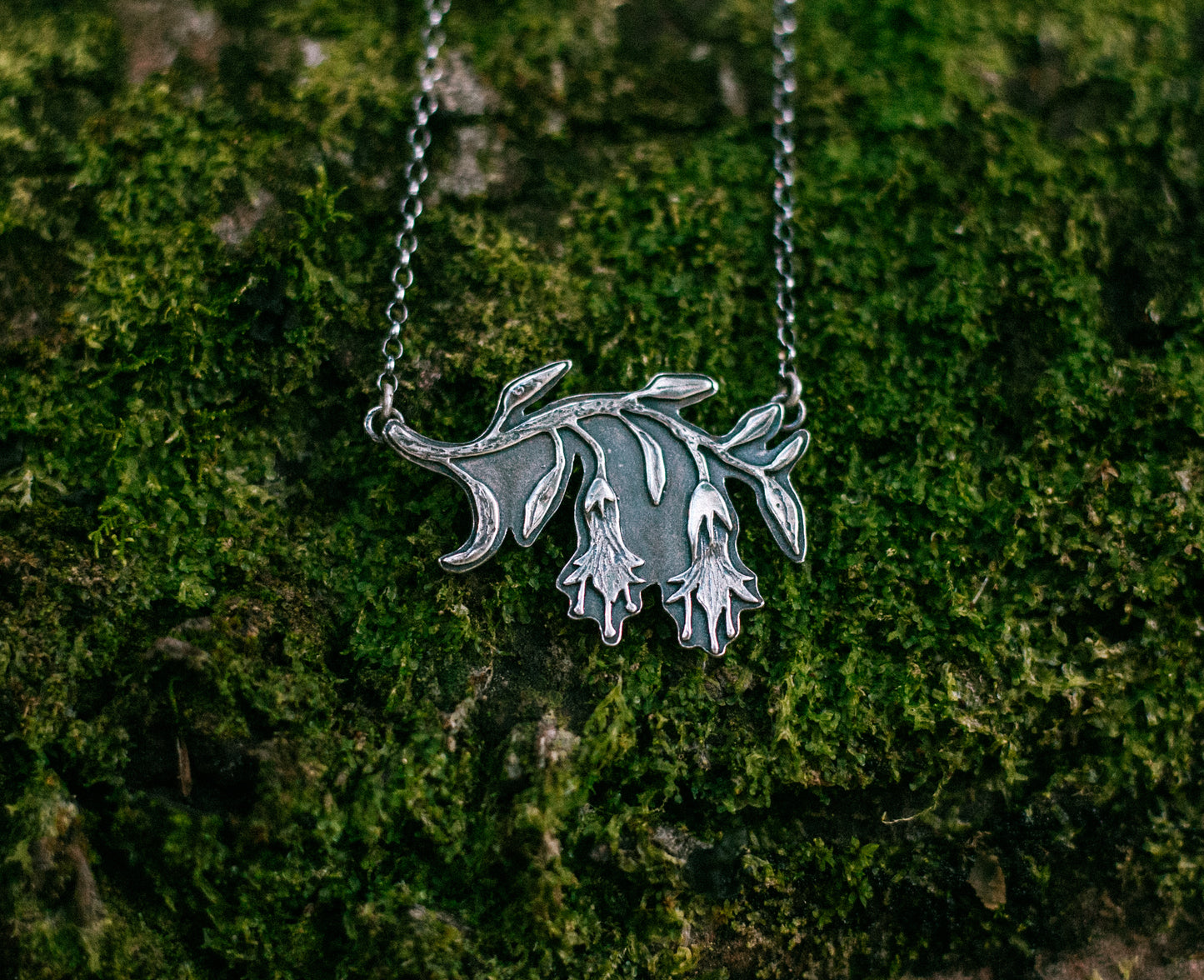 bluebell blossoms necklace