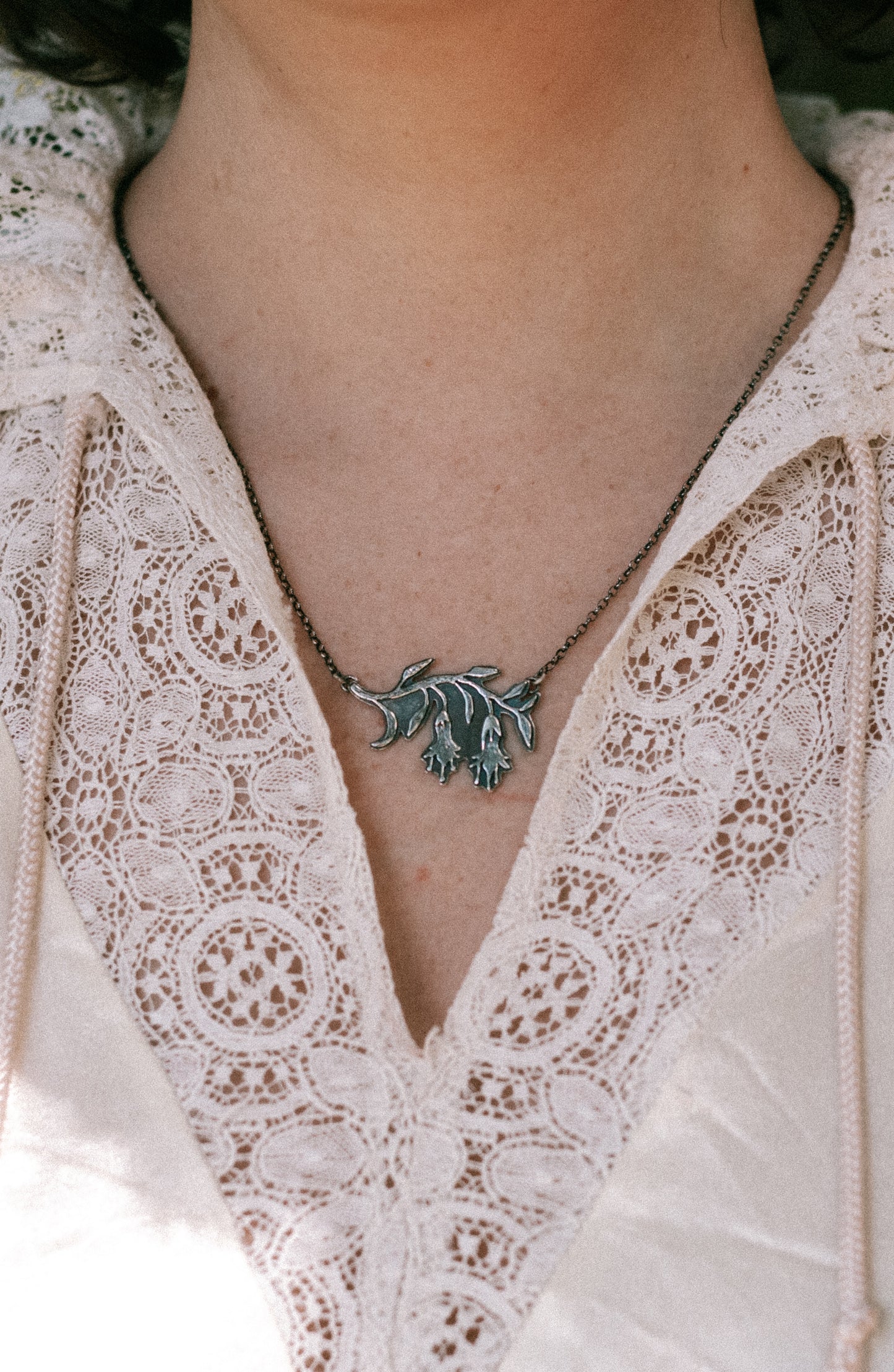 bluebell blossoms necklace