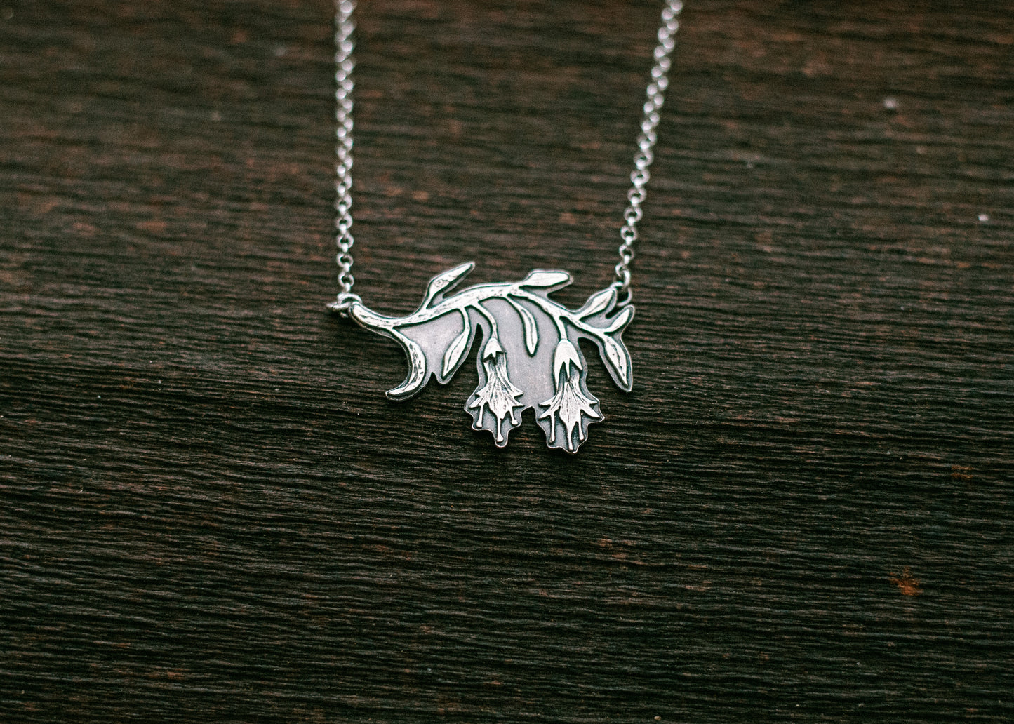bluebell blossoms necklace