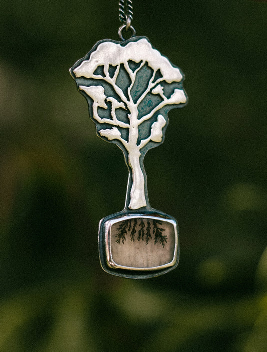 mother ghost gum necklace