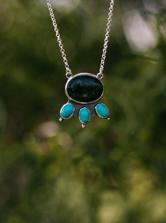 turquoise statement necklace