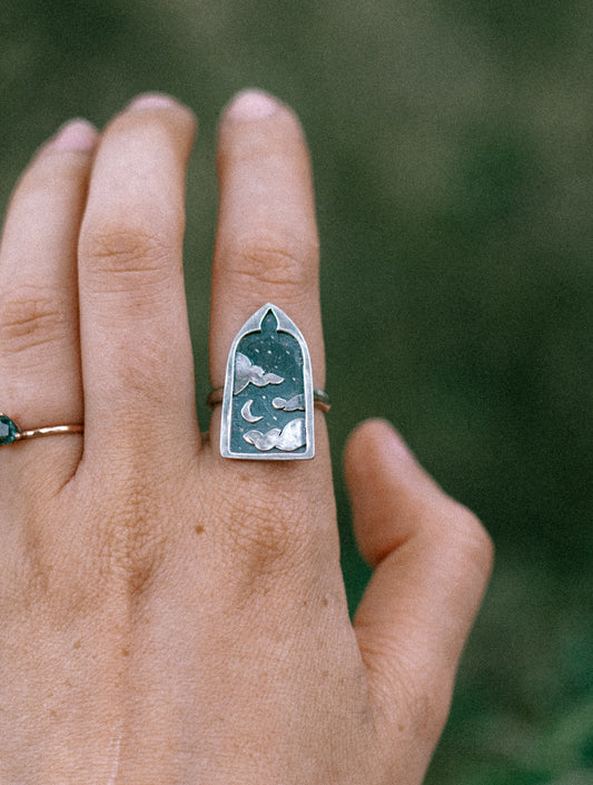 cloudy portal ring