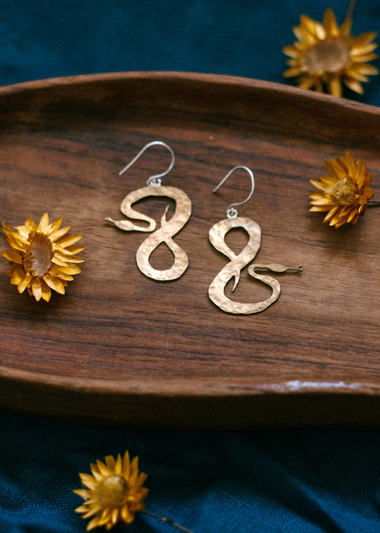 serpent earrings