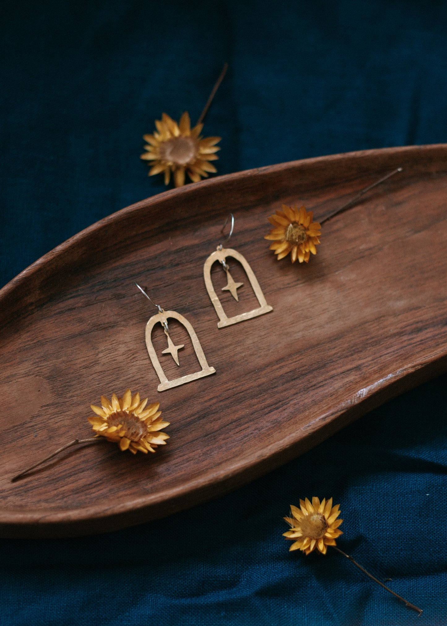 starry portal earrings