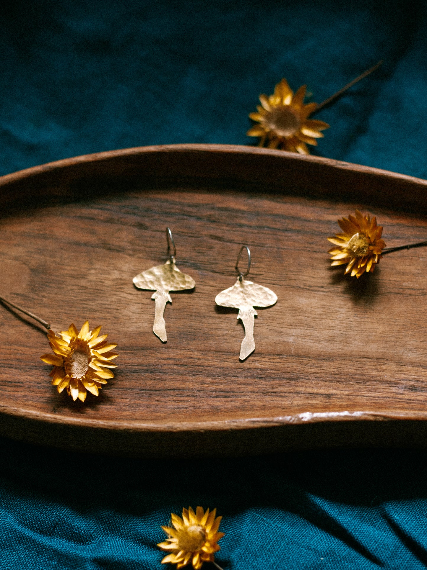 toadstool earrings