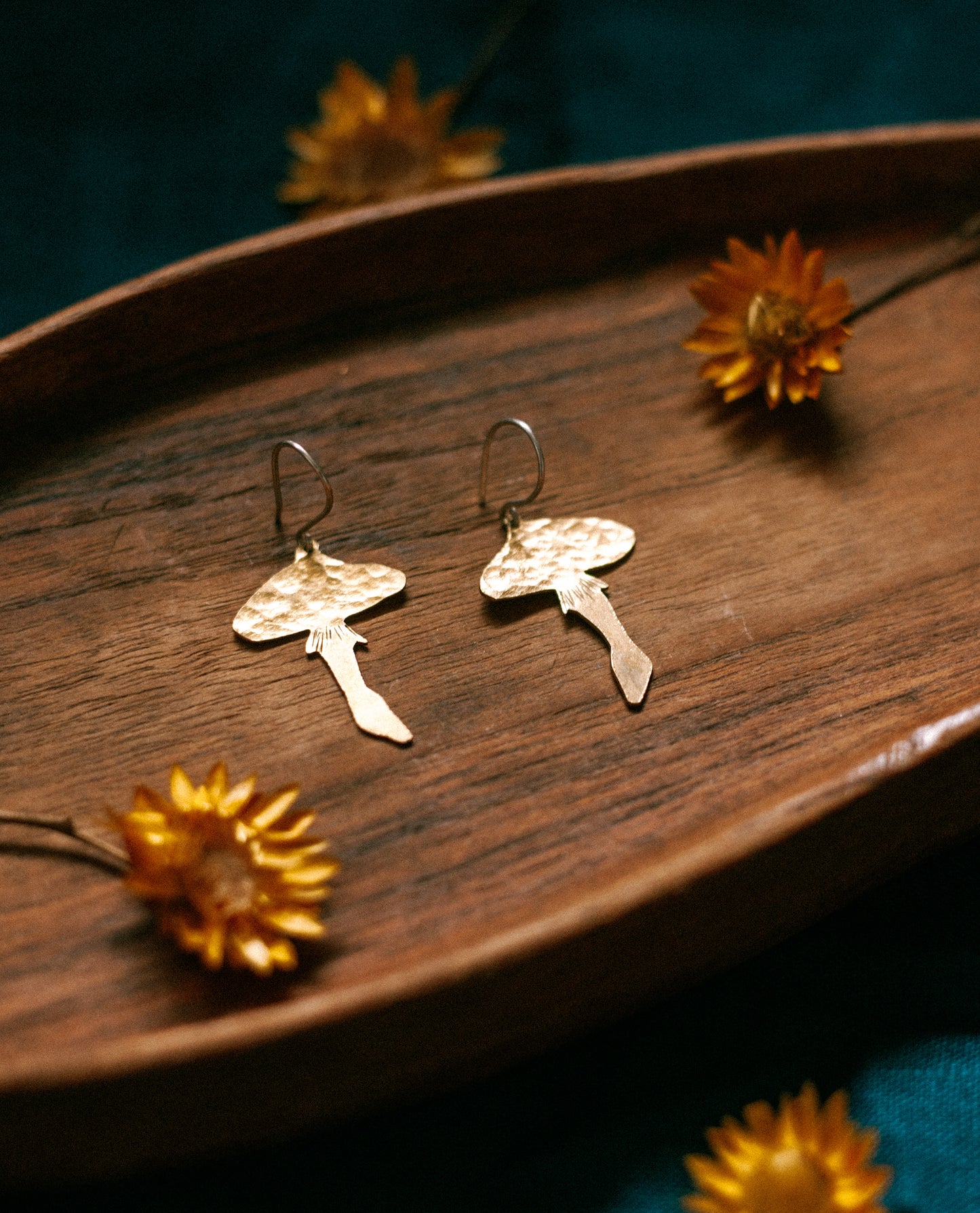 toadstool earrings