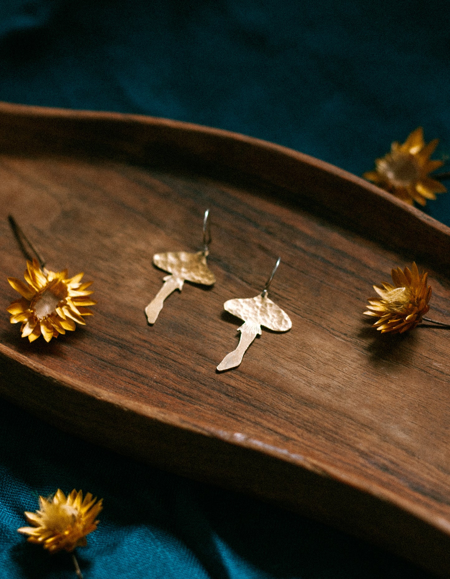 toadstool earrings