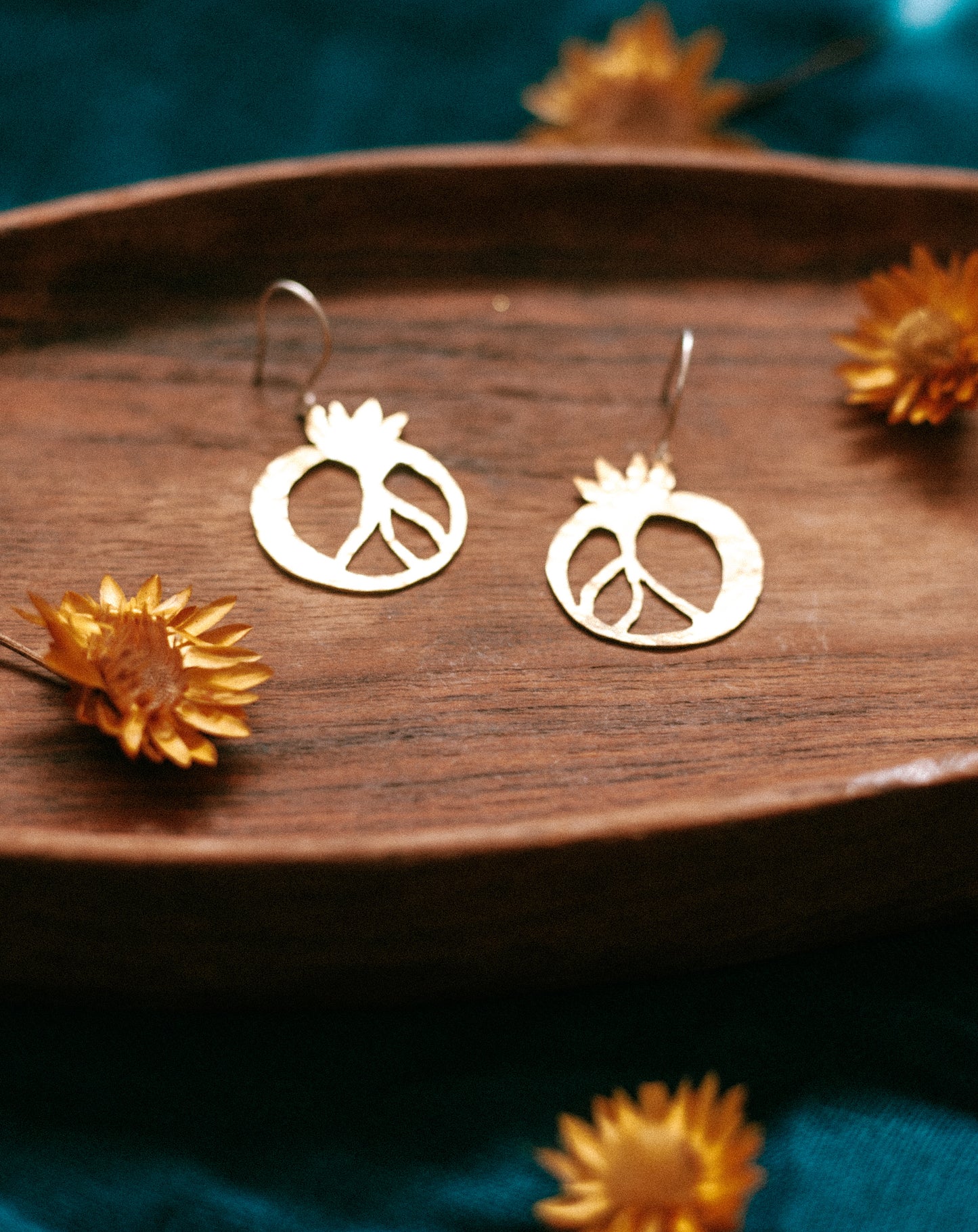 pomegranate earrings